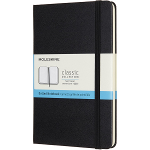 Нотатник Moleskine Classic 11,5 х 18 см 192 сторінок у крапку Чорна (8058647626611) в Кривому Розі