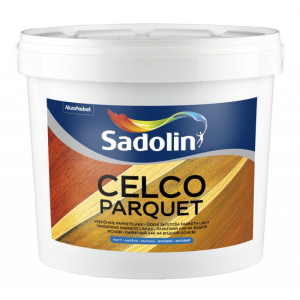 Водорозчинний лак для підлоги з гарною зносостійкістю Sadolin Celco Floor Aqua (Celco Parquet) Матовий Безбарвний 1 л в Кривому Розі