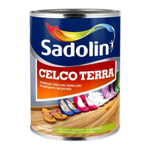 Лак для підлоги Sadolin Celco Terra Напівглянцевий Безбарвний 6 x 1 л ТОП в Кривому Розі