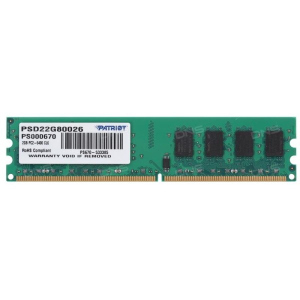 DDR2 2GB/800 Patriot Signature Line (PSD22G80026) надійний