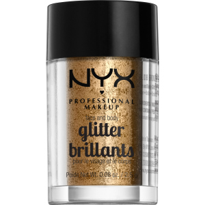 Гліттер NYX Professional Makeup Face & Body Glitter 08 Bronze 2.5 г (800897846800) краща модель в Кривому Розі