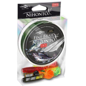 Шнур Mikado Nihonto Fine Braid 150 м 0.10 мм 7.70 кг Green (Z19G-010) ТОП в Кривому Розі