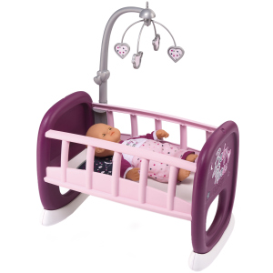 Колиска Smoby Toys Baby Nurse Прованс з мобілем 47 см (220343) (3032162203439) ТОП в Кривому Розі