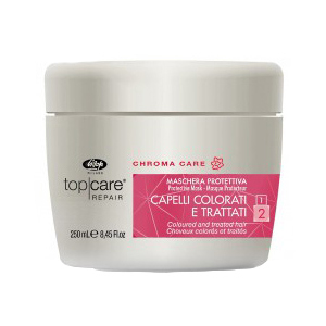 Маска защитная для окрашенных волос Lisap Top Care Repair Chroma Care Protective mask 250 мл (1800070000011) надежный