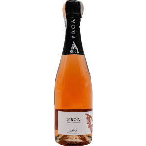 Вино игристое Proa Brut Rosado Cava розовое брют 12% 0.75 л (8413216100884) надежный