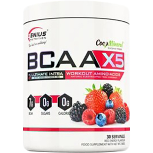 Амінокислота Genius Nutrition BCAA-X5 360 г Червона енергія (5406021876948)