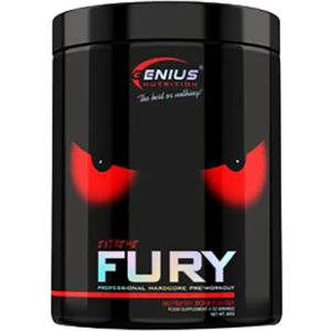 Предтренировочный комплекс Genius Nutrition Fury extreme 400 г Малина (5402975089922) в Кривом Роге