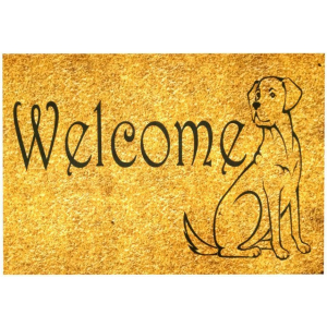 Придверный коврик IzziHome Peppina Kapi Welcome Dog 40x60 (2200000553577) надежный