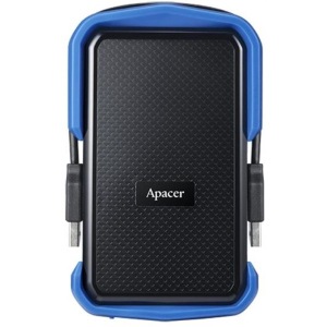 Жорсткий диск HDD ext 2.5 USB 2.0TB Apacer AC631 Black/Blue (AP2TBAC631U-1) ТОП в Кривому Розі