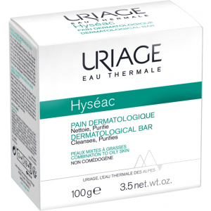 Дерматологічне мило Uriage Hyseac Dermatological Bar "Без мила" 100 г (3661434004568) в Кривому Розі