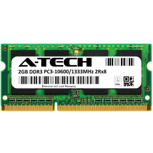 Оперативна пам'ять A-Tech 2GB DDR3-1333 (PC3-10600) SODIMM 2Rх8 (AT2G1D3S1333ND8N15V) надійний