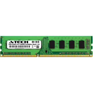 Оперативна пам'ять A-Tech 2GB DDR3-1333 (PC3-10600) DIMM 2Rх8 (AT2G1D3D1333ND8N15V) краща модель в Кривому Розі