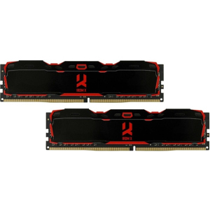 Модуль пам'яті DDR4 2x8GB/2666 GOODRAM Iridium X Black (IR-X2666D464L16S/16GDC)