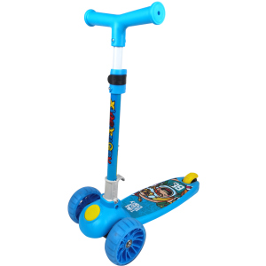 Самокат Daddychild Голубой с подсветкой колес (TOYSHD-009T-Blue) лучшая модель в Кривом Роге