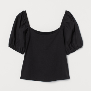 Топ H&M 060818031_black S Чорний (6666000134639) краща модель в Кривому Розі