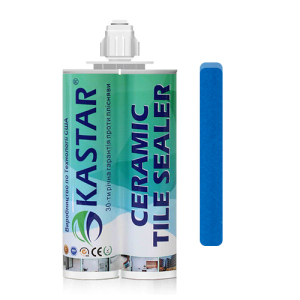 Двухкомпонентная эпоксидная фуга затирка Kastar Ceramic Tile Sealant Сапфировый синий, 400мл.