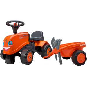 Дитячий трактор-каталка Falk 260C Kubota з причепом Помаранчевий (260C)