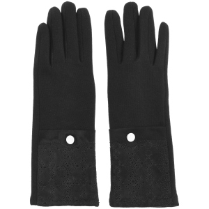 Женские перчатки на плюше Sergio Torri 7-002/1 6-7.5 Черные (2000000012742) в Кривом Роге