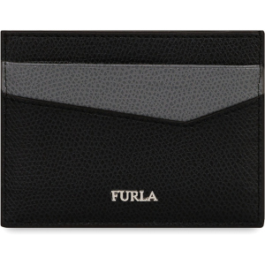 Візитниця шкіряна Furla Marte S Credit Card Case 976806 Чорна (800070041084) краща модель в Кривому Розі