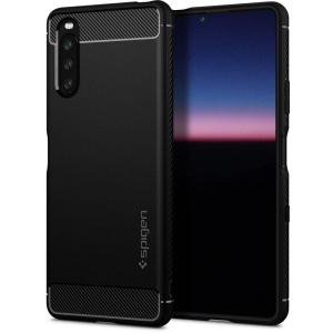 Чохол Spigen Rugged Armor для Sony Xperia 10 III Matte Black ТОП в Кривому Розі