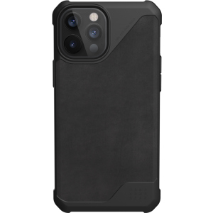 Панель UAG Metropolis LT Leather для Apple iPhone 12 Pro Max Black (11236O118340) краща модель в Кривому Розі