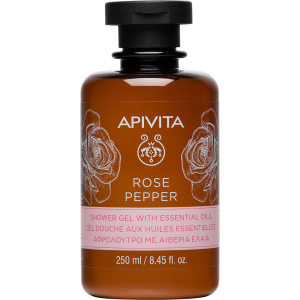 Гель для душа Apivita Rose Pepper с эфирными маслами 250 мл (5201279074548) ТОП в Кривом Роге