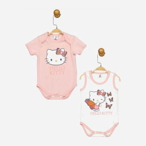 Боді Cimpa Hello Kitty HK17476 80-86 см 2 шт Біло-рожеве (8691109893796) ТОП в Кривому Розі