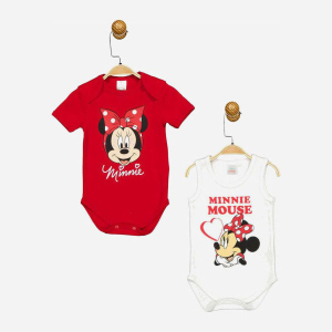 Боді Disney Minni Mouse MN17359 62-68 см 2 шт Біло-червоне (8691109875778) рейтинг