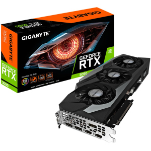 Видеокарта Gigabyte, GeForce RTX 3090, GAMING OC, 24Gb GDDR6X, 384-bit, 2xHDMI/3xDP, 1755/19500 MHz, 2x8-pin (GV-N3090GAMING OC-24GD) ТОП в Кривом Роге