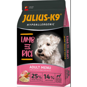 Сухий гіпоалергенний корм для дорослих собак вищої якості Julius-K9 LAMB and RICE Adult З ягнятком та рисом 12 кг (5998274312590) ТОП в Кривому Розі