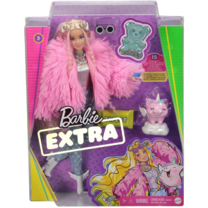 Лялька Barbie Екстра в рожевій пухнастій шубці (GRN28) (0887961908480) в Кривому Розі