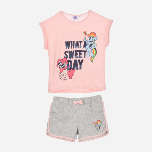Костюм (футболка + шорты) Disney My Little ET1268 128 см Розовый (3609084251406)