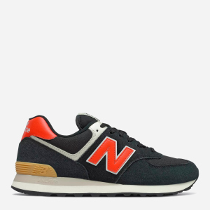 Кросівки New Balance 574 ML574ML2 40.5 (8) 26 см Чорні з оранжевим (195173180403) краща модель в Кривому Розі