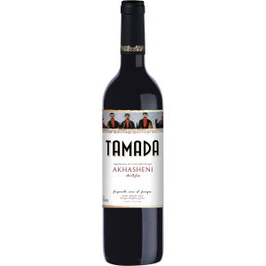 Вино Ахашени Tamada красное полусладкое 0.75 л 11 - 14.5% (4860004070067) ТОП в Кривом Роге