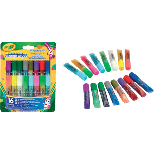 хороша модель Набір клею з блискітками Crayola Washable 16 шт (256362.024) (0071662069421)