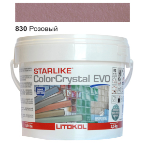 Эпоксидная затирка Litokol Starlike EVO ColorCrystal 830 Розовый Хамелеон 2,5кг рейтинг