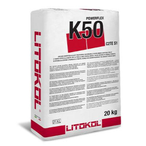 Клей на цементной основе Litokol POWERFLEX K50 20кг (K50G0020) Серый ТОП в Кривом Роге