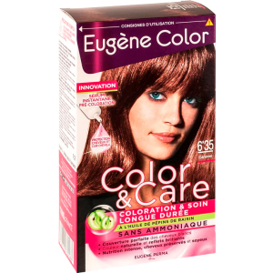 Фарба для волосся Eugene Perma без аміаку Color & Care 6.35 Темний Блондин Золотистий Червоне Дерево 125 мл (3140100336283) ТОП в Кривому Розі