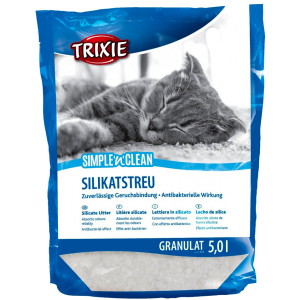 Наповнювач для котячого туалету Trixie SimplenClean Силікагелевий поглинаючий 2.3 кг 5 л (4011905040264) ТОП в Кривому Розі