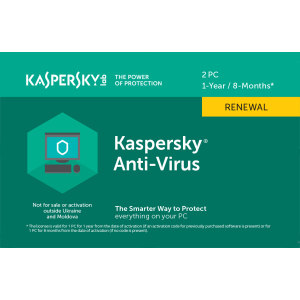 Kaspersky Anti-Virus 2020 продление лицензии на 1 год для 2 ПК (скретч-карточка) ТОП в Кривом Роге