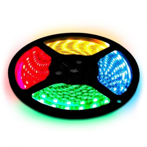 хороша модель Світлодіодна LED стрічка RGB 5050 (300LED) з блоком живлення та пультом комплект 5 метрів не боїться води IP65