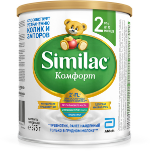 Суха молочна суміш Similac Комфорт 2 375 г (8427030006840) рейтинг