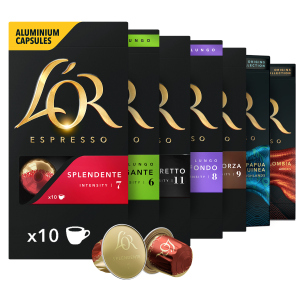 Набір кавових капсул L'OR Collection сумісні з Nespresso 100% Арабіка 100 шт (1780201379660)