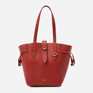 хорошая модель Сумка женская кожаная Furla Net M Tote BZT0FUA Красная (800070123991)