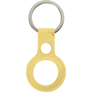 Чехол-брелок ArmorStandart Silicone Ring with Button для Apple AirTag Yellow ТОП в Кривом Роге