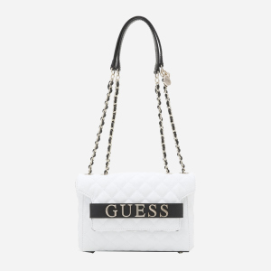 хороша модель Сумка жіноча Guess Illy Convertible 79703 Біла (H2000029656811)