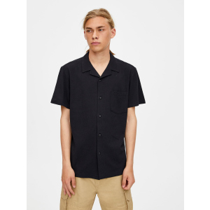 Рубашка Pull & Bear 9474/502/800-AAAD L Черная (DD3000003686086_09474502800047) рейтинг