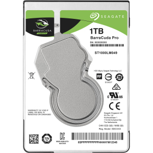 Жорсткий диск Seagate Barracuda Pro 1TB 7200rpm 128MB ST1000LM049 2.5 " SATA III краща модель в Кривому Розі