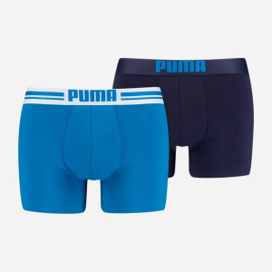 Трусы-шорты Puma Placed Logo Boxer 2P 90651901 XL 2 пары Blue (8718824117034) лучшая модель в Кривом Роге