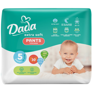 Трусики-підгузки Dada Extra Soft 5 Junior 12-17 кг 30 шт (4820174980658) в Кривому Розі